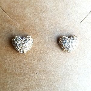 Talbots heart earrings